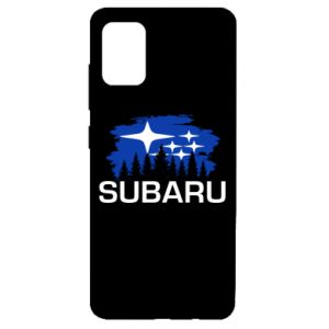Etui na Samsung A51 Subaru logo