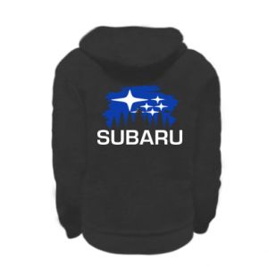 Bluza na zamek dziecięca Subaru logo