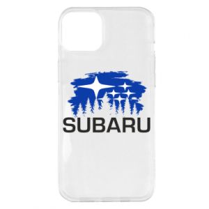 Etui na iPhone 14 Plus Subaru logo