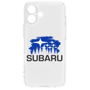 Etui na iPhone 16 Plus Subaru logo