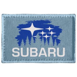 Naszywka prostokątna Subaru logo