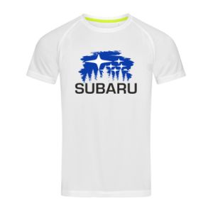 Koszulka sportowa męska Subaru logo