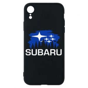 Etui na iPhone XR Subaru logo