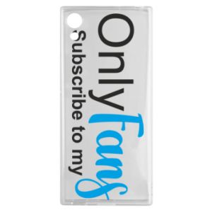 Etui na Sony XA1 Subskrybuj mój Onlyfans - PrintSalon Etui na Sony XA1 Subskrybuj mój Onlyfans