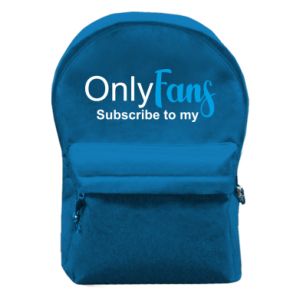 Plecak z przednią kieszenią Subskrybuj mój Onlyfans