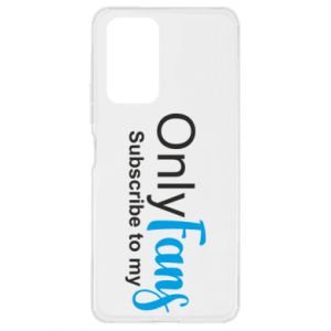 Etui na Xiaomi Redmi Note 10 Pro Subskrybuj mój Onlyfans - PrintSalon Etui na Xiaomi Redmi Note 10 Pro Subskrybuj mój Onlyfans