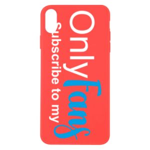 Etui na iPhone X/Xs Subskrybuj mój Onlyfans