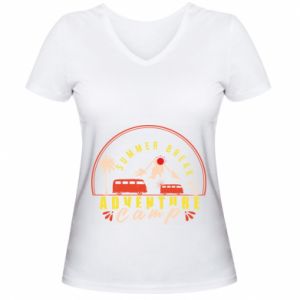 Koszulki V-neck damskie