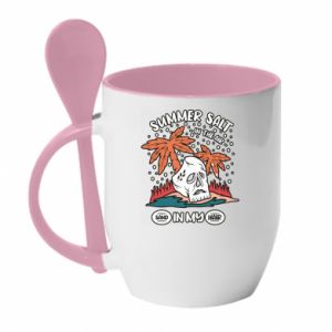 Kubki z ceramicznymi łyżkami