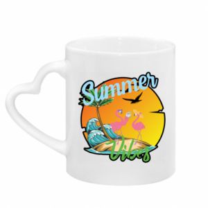 Kubki z uchwytem w kształcie serca