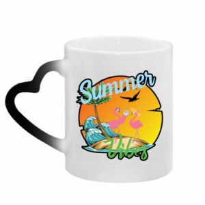Kubki magiczne z uchwytem w kształcie serca