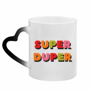 Kubki magiczne z uchwytem w kształcie serca