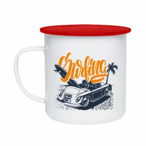 Kubki ceramiczne w stylu retro