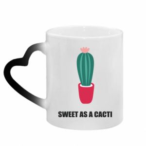 Kubki magiczne z uchwytem w kształcie serca