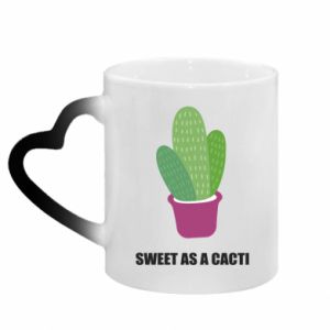 Kubki magiczne z uchwytem w kształcie serca