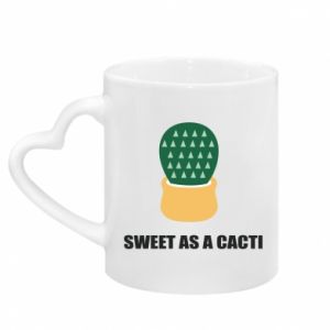 Kubki z uchwytem w kształcie serca