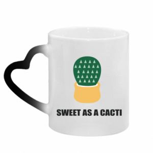 Kubki magiczne z uchwytem w kształcie serca