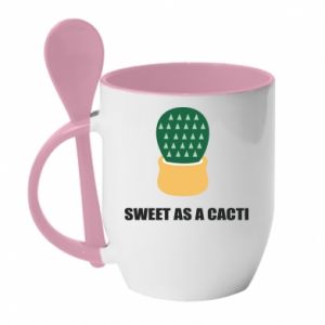 Kubki z ceramicznymi łyżkami
