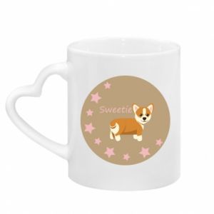 Kubki z uchwytem w kształcie serca