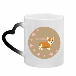 Kubki magiczne z uchwytem w kształcie serca