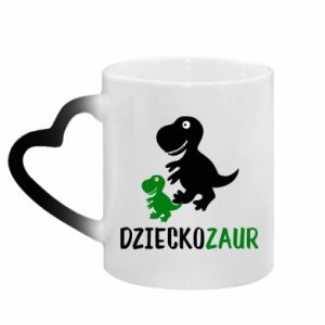 Kubki magiczne z uchwytem w kształcie serca