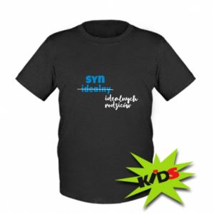 Koszulka dziecięca dla syna Syn idealnych rodziców
