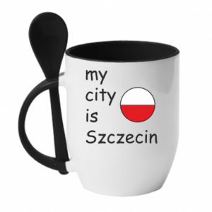 Kubki z ceramicznymi łyżkami