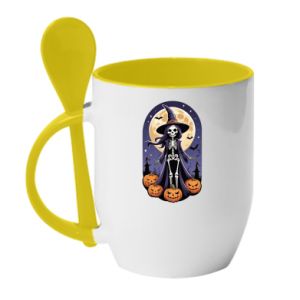 Kubki z ceramicznymi łyżkami