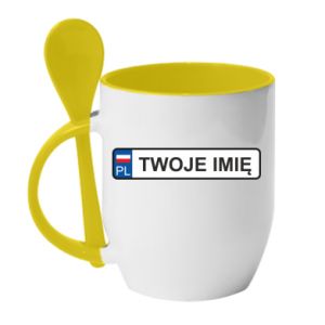 Kubki z ceramicznymi łyżkami