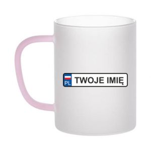 Kubki szronione dwukolorowe