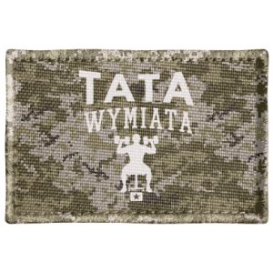 Naszywka prostokątna Tata wymiata