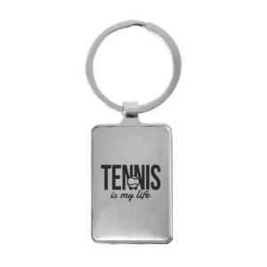 Brelok metalowy Tenis to moje życie