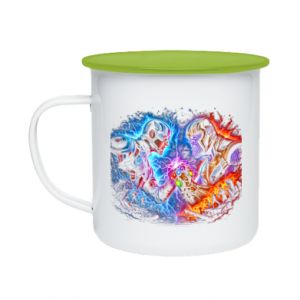 Kubki ceramiczne w stylu retro