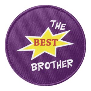 Naszywka okrągła dla brata The best brother