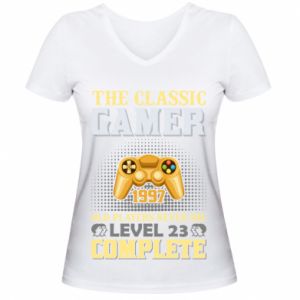 Koszulki V-neck damskie