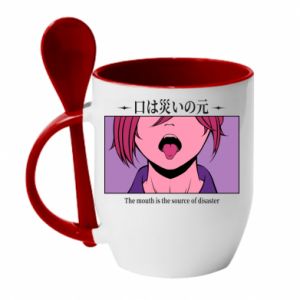 Kubki z ceramicznymi łyżkami