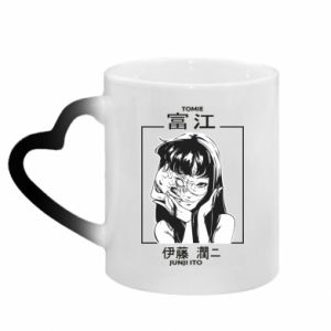 Kubki magiczne z uchwytem w kształcie serca