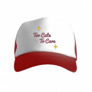 Czapki trucker dziecięce