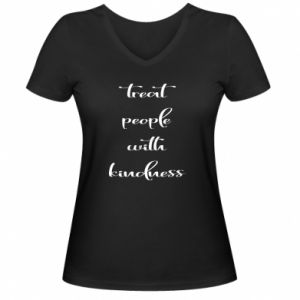 Koszulki V-neck damskie