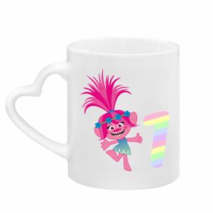 Kubki z uchwytem w kształcie serca