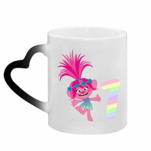 Kubki magiczne z uchwytem w kształcie serca