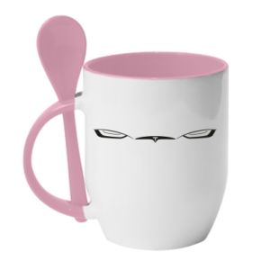 Kubki z ceramicznymi łyżkami