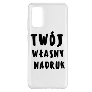 Etui na Samsung S20 Twój własny nadruk - PrintSalon Etui na Samsung S20 Twój własny nadruk