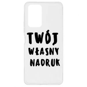 Etui na Xiaomi Redmi Note 10 Pro Twój własny nadruk - PrintSalon Etui na Xiaomi Redmi Note 10 Pro Twój własny nadruk