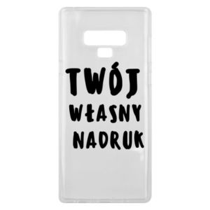 Etui na Samsung Note 9 Twój własny nadruk