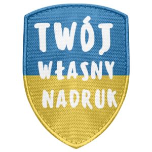 Naszywka tarcza Twój własny nadruk