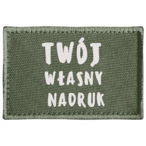 Naszywka prostokątna Twój własny nadruk