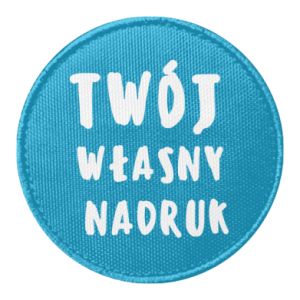 Naszywka okrągła Twój własny nadruk