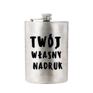 Piersiówka ze stali nierdzewnej Twój własny nadruk - PrintSalon Piersiówka ze stali nierdzewnej Twój własny nadruk