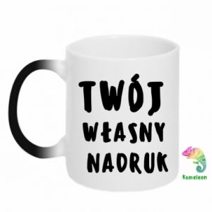 Kubek-magiczny Twój własny nadruk